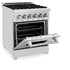 ZLINE 24" Professional Dual Fuel Range in White Matte RAS-WM-24