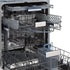 ZLINE 24" Tallac Series 3rd Rack Dishwasher Black Stainless Steel Tub DWV-BS-24