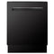 ZLINE 24" Tallac Series 3rd Rack Dishwasher Black Stainless Steel Tub DWV-BS-24