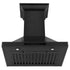 ZLINE 24" Wall Black Stainless Range Hood, Crown Sound, BSKBNCRN-BT-24