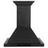 ZLINE 24" Wall Black Stainless Range Hood, Crown Sound, BSKBNCRN-BT-24