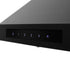 ZLINE 24" Wall Mount Range Hood In Black Stainless Steel With Crown Molding, BSKBNCRN-24