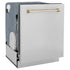 ZLINE 24"Autograph Dishwasher, Stainless, Accent Handle, DWMTZ-304-24-G