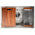 ZLINE 27" Undermount Single Bowl Ledge Sink DuraSnow, SLS-27S