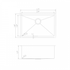 ZLINE 27" Undermount Single Bowl Sink in Stainless Steel, SRS-27