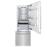 ZLINE 30" 16.1 cu. ft. Panel Ready Built-In 2-Door Bottom Freezer Refrigerator with Internal Water and Ice Dispenser RBIV-30