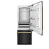 ZLINE 30" Autograph 16.1 cu. ft. 2-Door Bottom Freezer Fridge Water/Ice Dispenser Black Stainless Steel Champagne Bronze Accents RBIVZ-BS-30-CB