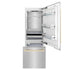 ZLINE 30” Autograph 16.1 cu. ft. 2-Door Bottom Freezer Fridge Water/Ice Dispenser Stainless Steel Gold Accents RBIVZ-304-30-G