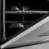 ZLINE 30" Autograph Dual Fuel Range, DuraSnow Stainless, Gold, RASZ-SN-30-G