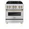 ZLINE 30" Autograph Dual Fuel Range, Stainless Steel, RAZ-30-CB