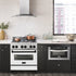 ZLINE 30" Autograph, Dual Fuel Range, White Door, RASZ-WM-30-MB