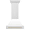 ZLINE 30" Autograph DuraSnow White Range Hood 8654SNZ-WM30-G