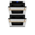 ZLINE 30" Autograph Edition Double Wall Oven with Self Clean and True Convection in Stainless Steel AWDZ-30-G