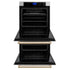 ZLINE 30" Autograph Edition Double Wall Oven with Self Clean and True Convection in Stainless Steel AWDZ-30-G