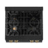 ZLINE 30" Autograph Edition Rangetop, Gold Accents, RTBZ-30-CB