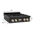 ZLINE 30" Autograph Edition Rangetop, Gold Accents, RTBZ-30-G