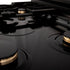 ZLINE 30" Autograph Edition Rangetop, Gold Accents, RTBZ-30-G
