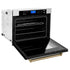 ZLINE 30" Autograph Edition Single Wall Oven with Self Clean and True Convection in Stainless Steel AWSZ-30-CB