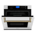 ZLINE 30" Autograph Edition Single Wall Oven with Self Clean and True Convection in Stainless Steel AWSZ-30-CB