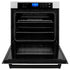 ZLINE 30" Autograph Edition Single Wall Oven with Self Clean and True Convection in Stainless Steel AWSZ-30-MB