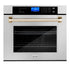 ZLINE 30" Autograph Edition Single Wall Oven with Self Clean and True Convection Stainless Steel AWSSZ-30-G