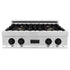 ZLINE 30" Autograph Porcelain Rangetop, Matte Black Accents, RTZ-30-MB