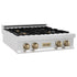 ZLINE 30" Autograph Rangetop, DuraSnow, Bronze Accents, RTSZ-30-CB