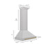 ZLINE 30" Autograph Stainless Wall Range Hood KB4SNZ-30-CB