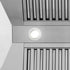 ZLINE 30" Autograph Stainless Wall Range Hood, White, 8654STZ-WM30-G