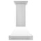 ZLINE 30" Autograph Stainless White Wall Range Hood, 8654STX-WM-30