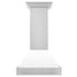 ZLINE 30" Autograph Stainless White Wall Range Hood, 8654STX-WM-30