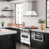ZLINE 30" Autograph Stainless White Wall Range Hood, 8654STX-WM-30