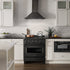 ZLINE 30" Black Stainless, Gas/Electric Oven, Brass Burners, RAB-BR-30