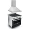 ZLINE 30" Bundle Range RA-BLM-30 &  Wall Range Hood KB-30, 2KP-RABLMRH30