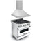 ZLINE 30" Bundle Range RA-WM-30 & Range Hood KB-30, 2KP-RAWMRH30
