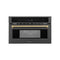 ZLINE 30” Convection Microwave, Black Stainless, Bronze MWOZ-30-BS-CB