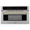ZLINE 30” Convection Microwave, Stainless Steel, Bronze MWOZ-30-SS-CB