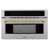 ZLINE 30” Convection Microwave, Stainless Steel, Bronze MWOZ-30-SS-CB