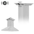 ZLINE 30" CrownSound‚ Ducted Vent Island Mount Range Hood in Stainless Steel, Built-in Bluetooth Speakers, KL3iCRN-BT-30
