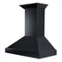 ZLINE 30" Designer Series Wooden Wall Range Hood in Black, KBCC-30