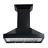 ZLINE 30" Designer Series Wooden Wall Range Hood in Black, KBCC-30
