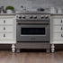 ZLINE 30" Dual Fuel Range, Snow Stainless, Snow Stainless Door, RAS-SN-30
