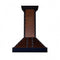 ZLINE 30" Hand-Hammered Copper Finish Wall Range Hood, 655-HBBBB-30
