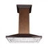 ZLINE 30" Hand Hammered Copper Island Range Hood, 8GL2Hi-30