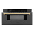 ZLINE 30" Microwave Drawer, Black Stainless, Bronze MWDZ-30-BS-CB
