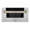 ZLINE 30" Microwave Drawer, Stainless Steel, Bronze MWDZ-30-CB