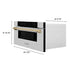 ZLINE 30" Microwave Drawer, Stainless Steel, Gold MWDZ-30-G