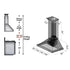 ZLINE 30" Oil-Rubbed Bronze Wall Range Hood, 8KBB-30