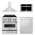 ZLINE 30 " Package Range RA30, Range Hood KB, Microwave MWD-1 , Dishwasher DWV-24,  4KP-RARH30-MWDW