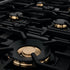 ZLINE 30" Porcelain Rangetop, DuraSnow®, 4 Brass Burners, RTS-BR-30